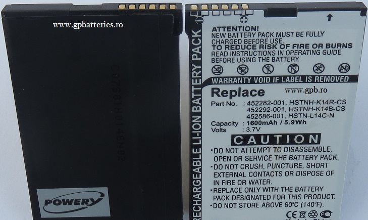 Acumulator iPAQ PDA HP compatibil 614c / P8600